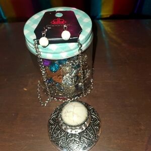 Western themed Jewelry jar